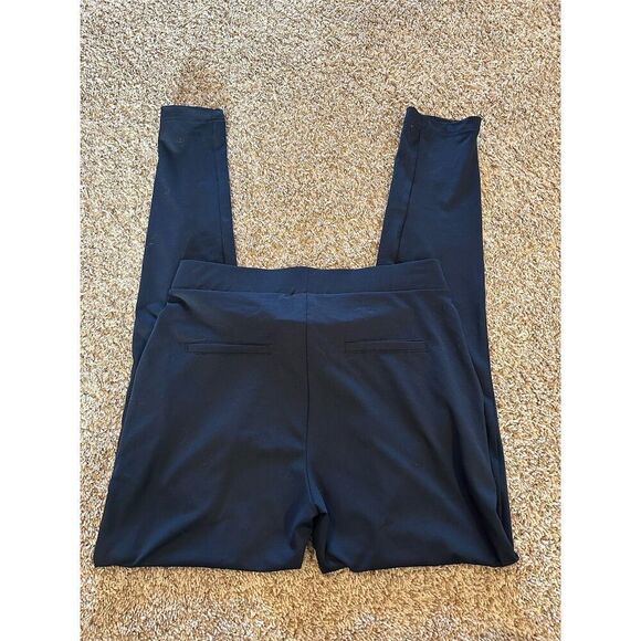 Women's Blue Dress Pants Size M Straight Leg Workwear - Picture 7 of 8